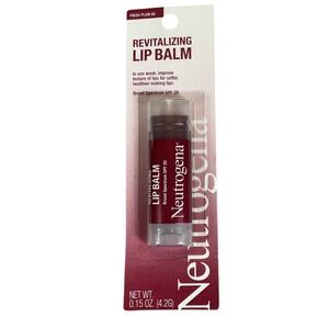 Neutrogena Revitalizing Lip Balm Fresh Plum 60 SPF 20 0.15‎ oz New Sealed